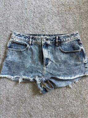 Pacsun Acid Wash High Rise Festival Shorts
